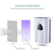 Homasy Portable Mini Thermo-Electric Peltier Compact Dehumidifier, UV Light, 2L Water Tank for Bathroom, Small... N3
