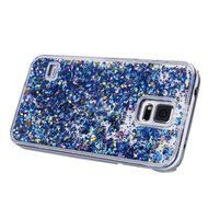 Galaxy S5 Case,Galaxy S5 Liquid Cover,PHEZEN Christmas Tree Santa Claus Design Cool Quicksand Moving Stars Bling... N3