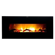50" Modern Warm House Valencia Wall Mounted Hanging Electric Fireplace N3