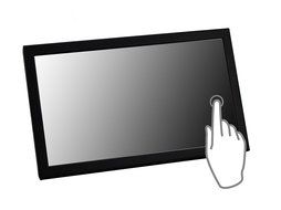 VSL102-HW Widescreen 10.2 inch metal HDMI/VGA/AV touchscreen monitor industrial rugged N4