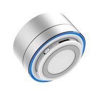 Bluetooth Speaker,Gaosa Small Steel Gun Metal Speaker, Mini Portable Wireless Stereo Speaker for Phone Card N6