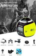 Homestec 360 degree Action Camera- V1 Panoramic 24482448 30fps Ultra HD Video waterproof Cameras Deportiva Wifi... N15