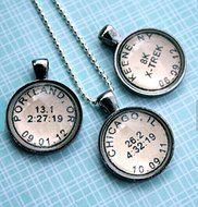 Marathon Necklace - Personalized Necklace - Running Jewelry Running Necklace - Sports Custom Necklace Marathon...