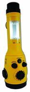 Alert Emergency 120V AC and Hand Crank Dynamo AM/FM/NOAA Weather Radio, Flashlight, Lantern LED Light, Siren,... N2