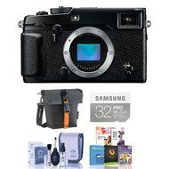 Fujifilm X-Pro2 Mirrorless Digital Camera Body - Bundle with Holster Bag, 32GB Class 10 U3 SDHC Card, Cleaning...