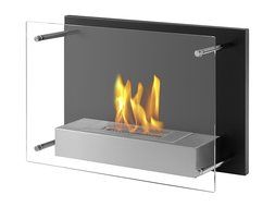 Ignis Senti Ventless Wall Mounted Bio Ethanol Fireplace N6
