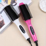 Yaheeda 2 in 1 Ceramic Hair Curler Hot Air Brush Straightener Rollers Comb Curling Iron Straightening Iron Styling... N2