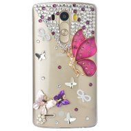 LG Stylus 2 Case,LG G Stylo 2 LS775 Case,Yaheeda Studded Rhinestone Crystal Bling Clear Hard Case Cover for LG... N8