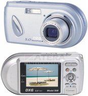 DXG DXG-518S 5.0 MegaPixel Camera with 3x Optical Zoom and 2 Inch LCD (Silver) N2