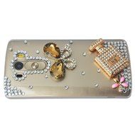 LG Stylus 2 Case,LG G Stylo 2 LS775 Case,Yaheeda Studded Rhinestone Crystal Bling Clear Hard Case Cover for LG... N10