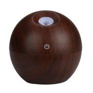 Hatop LED Touch Aroma Ultrasonic Humidifier USB Essential Oil Diffuser Air Purifier (Brown)