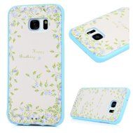 S7 Edge Case,Samsung Galaxy S7 Edge Case - Shockproof TPU Rubber Skin Gel Bumper Case 3D Basso-relievo Cute Colorful... N5