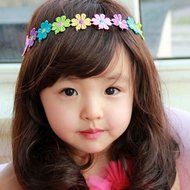 Spritech(TM) Children's Lovely Stylish Deep Brown Fluffy Realistic Long Wavy Curly Hair Wig Fiber Synthetic Wig... N2