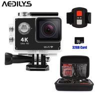 Sport Camera ,AEDILYS 4K HD Action Camera ,Wrist 2.4G Wireless RF Remote Control , WiFi 2inch 170&deg; Sports Video... N8