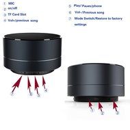 Bluetooth Speaker,Gaosa Small Steel Gun Metal Speaker, Mini Portable Wireless Stereo Speaker for Phone Card N8