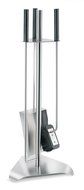 Blomus 4 pc Fireplace Set, Triangle Base