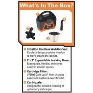 Ridgid 18-Volt Cordless Wet/Dry Vacuum (Tool-Only) N3