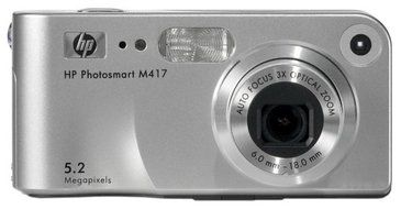 HP Photosmart M417 5.2MP Digital Camera with 3x Optical Zoom