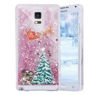 Galaxy S5 Case,Galaxy S5 Liquid Cover,PHEZEN Christmas Tree Santa Claus Design Cool Quicksand Moving Stars Bling... N6