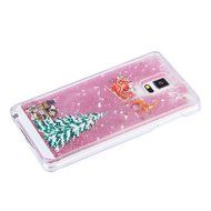 Galaxy S5 Case,Galaxy S5 Liquid Cover,PHEZEN Christmas Tree Santa Claus Design Cool Quicksand Moving Stars Bling... N7