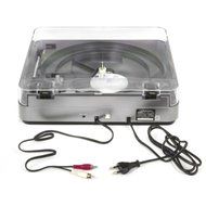 Audio-Technica AT-LP60-USB Automatic Turntable (Silver) + Discwasher RD-1006 Record Cleaning System N3