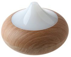 Mini Ultrasonic Humidifiers Aromatherapy Essential Oil Diffuser (100ml, light wood grain)