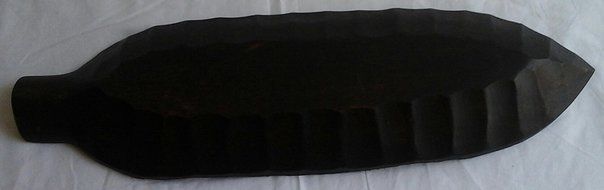 Leaf Pattern Dish For French Bread Holder, 17"L X 5"W X 1 1/2"D N3