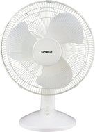 Optimus F-1630 16-Inch Oscillating 3-Speed Table Fan, White