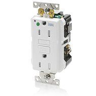 Leviton GFWT1-HGW 15A-125V Extra-Heavy Duty Hospital Grade Tamper/Weather-Resistant Duplex Self-Test GFCI Receptacle...