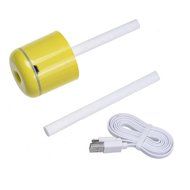 Leewa Fashion Portable USB Mini Water Bottle Caps Humidifier Mist Maker - ABS Material (Yellow)