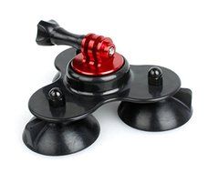 ProGear Red Heavy Duty Car Or Glass Suction Cup Mount For GoPro Hero 4/3+/3/2/1 N2