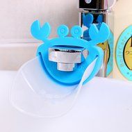 KAKA(TM) Kids Children Baby Washing Hands Water Faucet Extender Cute Animal Water Chute Extender Blue N3