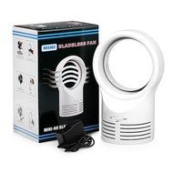 Yijiagou No Leave Fan Children Safety Professional Bladeless Fan Mute Bladeless Stand Fan 10 Inches With No Blade... N4