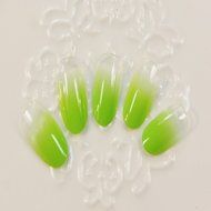 EVTECH(TM) 24 Pcs Nail Decals French Artificial Full Cover False Nails Round Head Nail Art Tips Fashion Style... N4