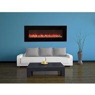 Outdoor Great Room GE-70 70-Inch Gallery Linear Electric LED Fireplace, Includes LED Backlighting, Heater, IR... N3