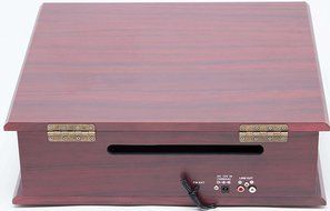 TechPlay TCP2916 WD, 3 speed turntable, AUX in, USB/SD MP3 Encoding and playback , Retro style classic analog... N3