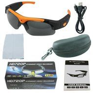 Napoer HD 1080P Eyewear Video Recorder Sunglasses Camera Recording DVR Glasses Camcorder+ Free One Pair Lens N5