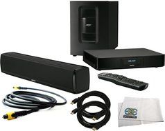 Bose CineMate 120 Home Theater System + 12 Feet Digital Optical Audio Toslink Cable + 2 12 Feet HDMI Cables +... N6