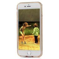 iPhone 7 Case (4.7 inch) - 3 in 1 High Protection Shockproof Soft TPU Rubber Outer Case + Shiny Sparkling PVC... N71