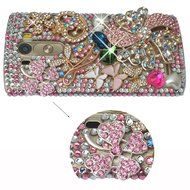 LG G5 Case, LG G5 Bling Case-Spritech(TM) 3D Handmade Colorful Diamond Bling with Butterfly Flower Decoration... N2