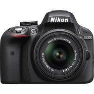 Nikon D3300 24.2 MP CMOS Digital SLR with AF-S DX NIKKOR 18-55mm f/3.5-5.6G VR II Zoom Lens (Black) (Certified... N2