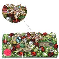 LG G5 Case, LG G5 Bling Case-Spritech(TM) 3D Handmade Colorful Diamond Bling with Butterfly Flower Decoration... N3