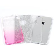 iPhone 7 Case (4.7 inch) - 3 in 1 High Protection Shockproof Soft TPU Rubber Outer Case + Shiny Sparkling PVC... N76