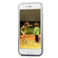 iPhone 7 Case (4.7 inch) - 3 in 1 High Protection Shockproof Soft TPU Rubber Outer Case + Shiny Sparkling PVC... N78