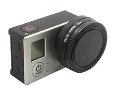 ProGear UV And CPL Filters And Lens Cover Set For GoPro Hero 3+ or 3 (4 Pack of Lens) N5