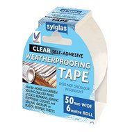 Sylglas Clear Waterproofing Tape 50mm x 6m by Sylglas