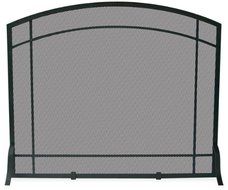 Uniflame, S-1029, Single Panel Black Wrought Iron Mission Screen