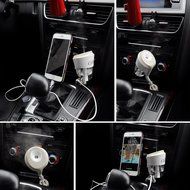 Car Humidifier, YCTA 4 in 1 Ultrasonic Aromatherapy Essential Oil Diffuser, Air Purifier with Auto Off, Dual Port... N7