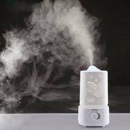 Happy Hours - Ultrasonic Aroma Double Nozzle Humidifier 7 Color LED Lights Changing / Cool Mist Humidifier with... N2