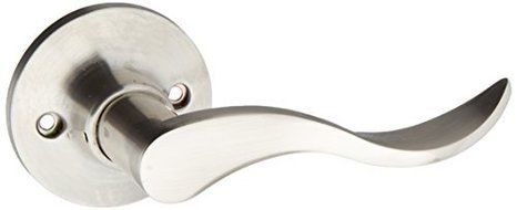 Constructor CON-PRE-SN-DM-L Prelude Dummy Left Lever Door Lock with Knob Handle Lockset, Satin Nickel by CONSTRUCTOR